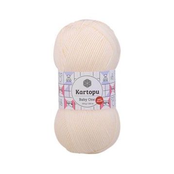 Kartopu K025 100 gr Krem Baby One El Örgü İpi