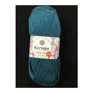 Kartopu K1467 Petrol Baby One Tüylenmeyen El Örgü İpi Yünü