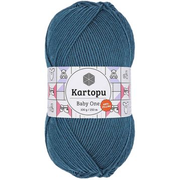 Kartopu K1467 Petrol Baby One Tüylenmeyen El Örgü İpi Yünü