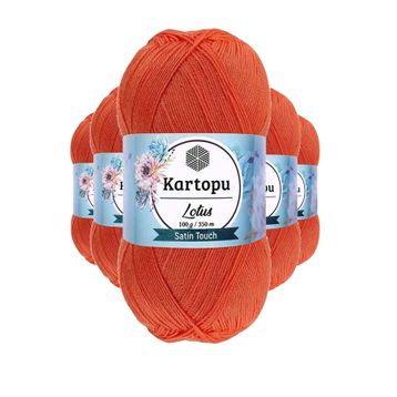Kartopu K211 Yavruağzı Lotus Bikini Büstiyer Bluz 5 Adet Örgü İpi