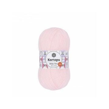 Kartopu K255 Bebe Pembe Baby One Tüylenmeyen El Örgü İpi Yünü
