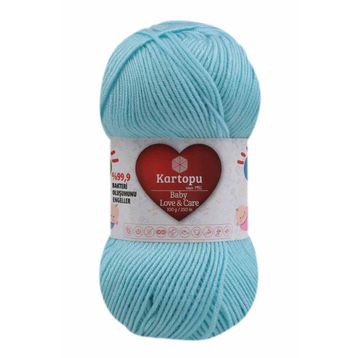 Kartopu K502 Baby One Mavi Örgü Bebe Yünü
