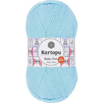 Kartopu K502 Baby One Mavi Örgü Bebe Yünü