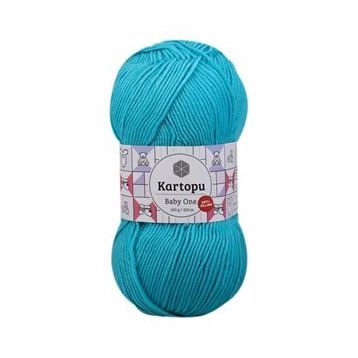 Kartopu K576 100 gr Turkuaz Baby One El Örgü İpi
