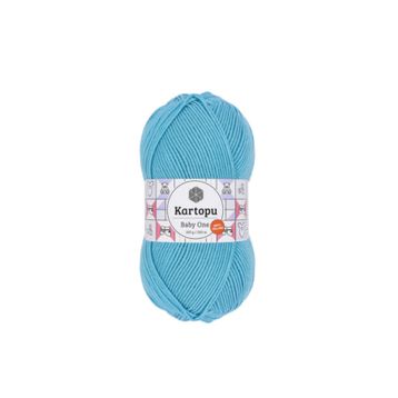 Kartopu K576 100 gr Turkuaz Baby One El Örgü İpi