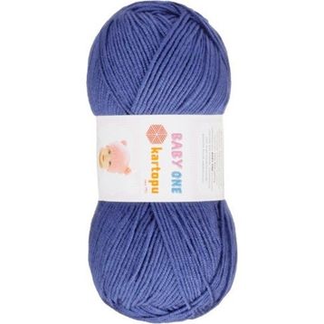 Kartopu K604 Baby One Koyu Mavi Bebe Yünü