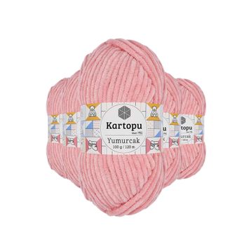 Kartopu K777 5 Adet Pudra Yumurcak Kadife El Örgü İpi