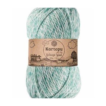 Kartopu Mint K9000 Melange Wool El Örgü İpi