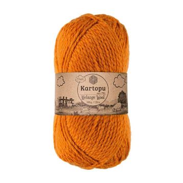 Kartopu Tarçın K1854 Melange Wool El Örgü İpi