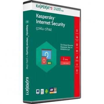 Kaspersky 2 Kullanıcı 1 yıl Internet Security