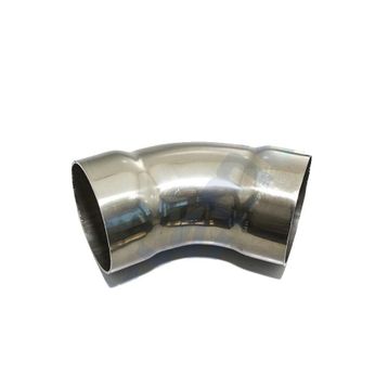 Katar Alüminyum 50 mm 45 Derece Bronz 3'lü Şişme Dirsek