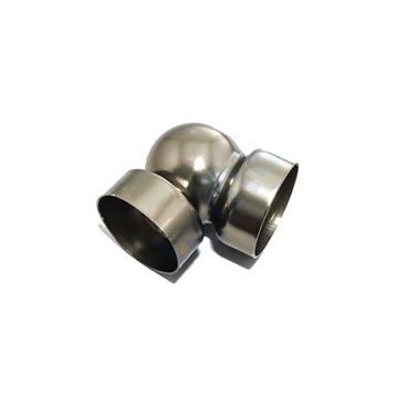 Katar Alüminyum Bronz 50 mm 4'lü Boş Küre Dirsek