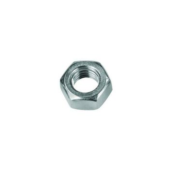 Katar M22 DIN934 Ak Çelik Beyaz Somun