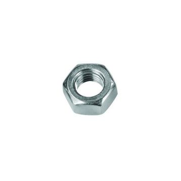 Katar M22 DIN934 Ak Çelik Beyaz Somun