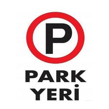Katar Market Park Yeri Uyarı Levhası