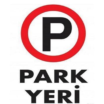 Katar Market Park Yeri Uyarı Levhası