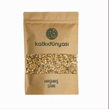 Katkı Dünyası 100 gr Sarı Haşhaş
