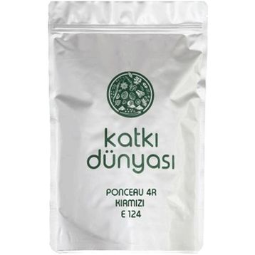 Katkı Dünyası E124 Ponceau 4R Kırmızı 1 kg Toz Gıda Boyası