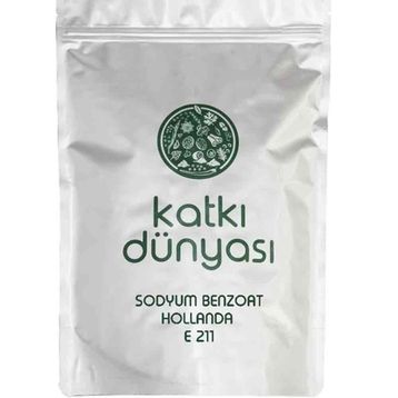 Katkı Dünyası E211 250 gr Sodyum Benzoat Hollanda