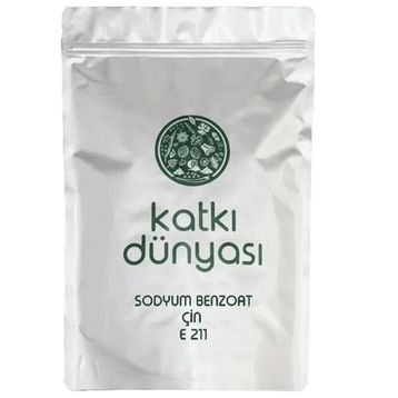 Katkı Dünyası E211 500 gr Sodyum Benzoat Çin