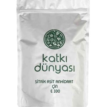 Katkı Dünyası E330 250 gr Sitrik Asit Anhidrat Çin