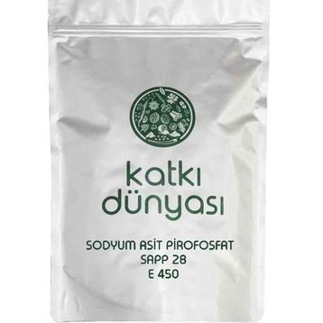 Katkı Dünyası E450 100 gr Sodyum Asit Pirofosfat Sapp28