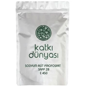 Katkı Dünyası E450 250 gr Sodyum Asit Pirofosfat Sapp28