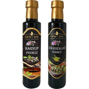 Katre-i Şifa 340 gr Keçiboynuzu Harnup Pekmezi + 340 gr Orijinal Çam Kozalağı Pekmezi