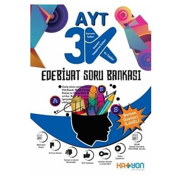 Katyon Yayınları Ayt Edebiyat 3K Soru Bankası