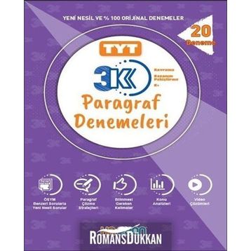 Katyon Yayınları TYT 3K Paragraf Denemeleri 20 Deneme