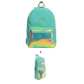 Kaukko K1100 Bright Mint Simli Sırt Çantası