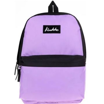 Kaukko K1414 Lila Siyah Basic Colors Sırt Çantası