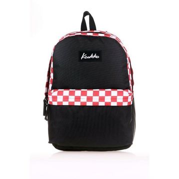 Kaukko K1417 Kırmızı Check Basic Colors Sırt Çantası