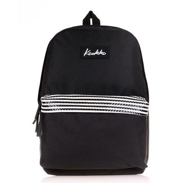 Kaukko K1420 Basic Colors Siyah Stripe Sırt Çantası