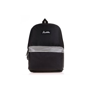 Kaukko K1420 Basic Colors Siyah Stripe Sırt Çantası