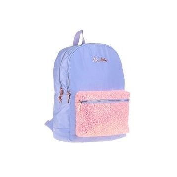 Kaukko K1521 Bright Taşlı Floral Mavi Sırt Çantası