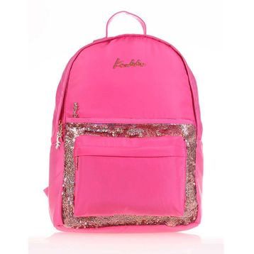 Kaukko K1539 Magıcal Pullu Pembe Bayan Sırt Çantası