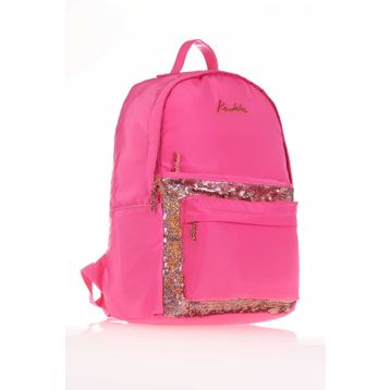 Kaukko K1539 Magıcal Pullu Pembe Bayan Sırt Çantası