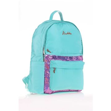 Kaukko K1541 Magıcal Pullu Mint Bayan Sırt Çantası