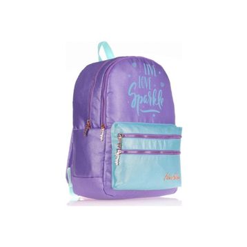 Kaukko K1571 Sparkle Duble Koyu Lila Sırt Çantası