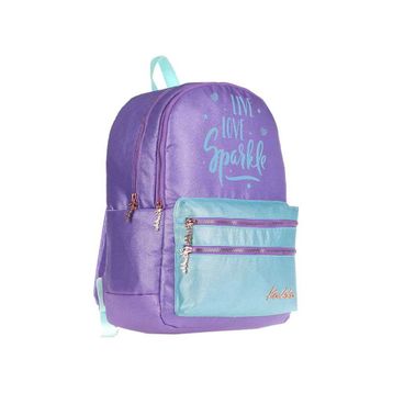 Kaukko K1571 Sparkle Duble Koyu Lila Sırt Çantası