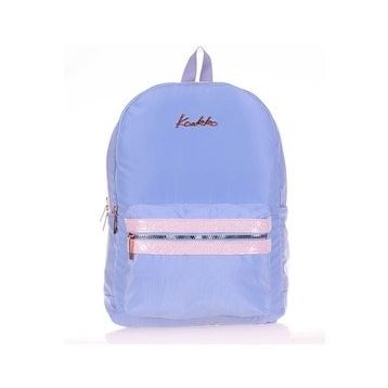 Kaukko K1586 Magic Gloss Floral Mavi Sırt Çantası