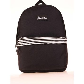 Kaukko K1627 Siyah Stripe Basic Colors Okul Sırt Çantası