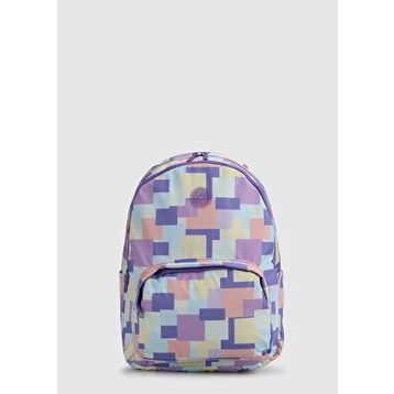 Kaukko K1753 Square Puple Rainbow Sırt Çantası