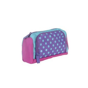 Kaukko K2298 3 Colors Plump Dots Kalem Çantası