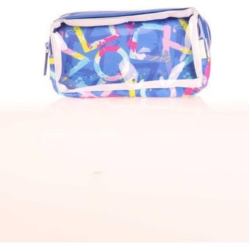 Kaukko K2604 Blue Transparent Spring Kalem Çantası