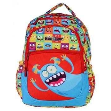 Kaukko Kids Love L5083 Design Sevimli Canavarlar Sırt Çantası