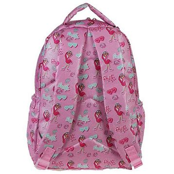 Kaukko L5066 Kids&Love Flamingo Aynalı Simli Sırt Çantası