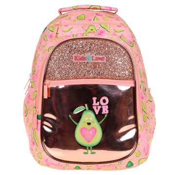 Kaukko L5096 Kids&Love Aynalı Taşlı Avocado Sırt Çantası
