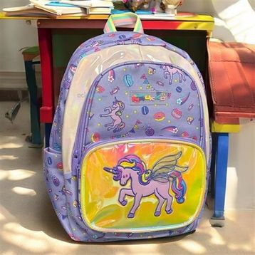 Kaukko L5221 Kids Nakışlı Unicorn Sırt Çantası